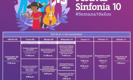 En su décimo aniversario Sinfonía por el Perú lo conmemora con diversas actividades