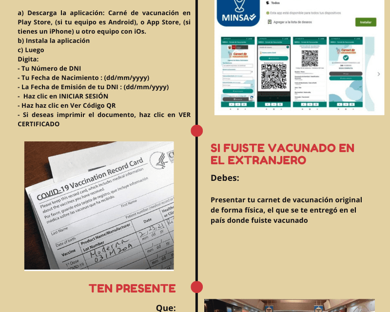 Agencia Perú te indica los pasos para obtener tu certificado de vacunación