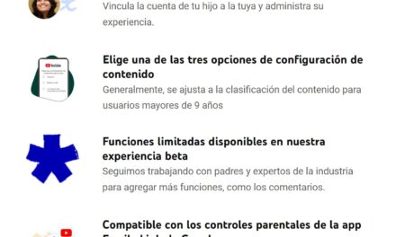 Nuevas opciones de control parental llegan a YouTube