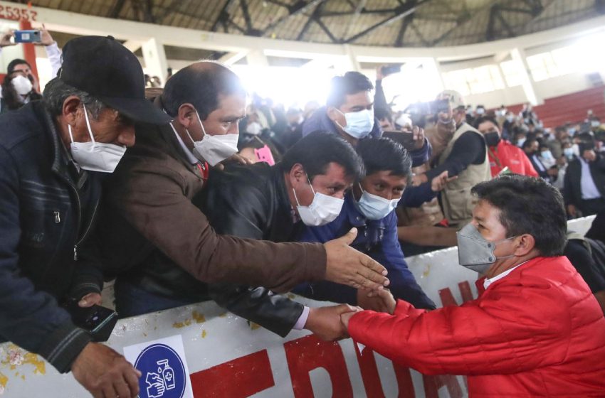 Presidente Castillo: “Hay que trabajar por el bien del país”