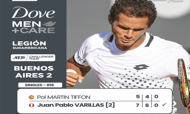 Juan Pablo Varillas avanza a cuartos de final del Challenger de Buenos Aires II