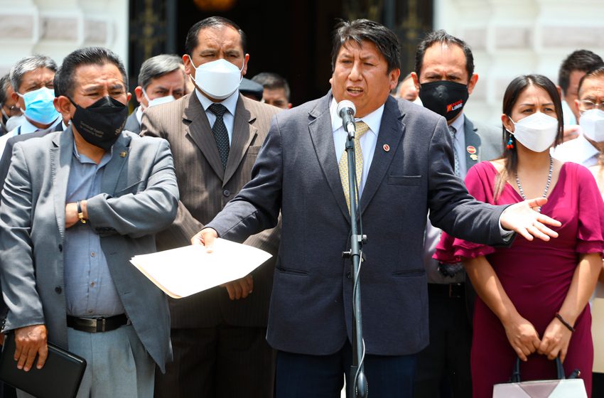 Bancada de Perú Libre pedirá que se saque del archivo el proyecto de ley sobre Asamblea Constituyente