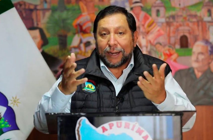 Gobernador de Apurímac a Pedro Castillo: “Ordene a su premier que tenga la valentía de ir a Cotabambas”