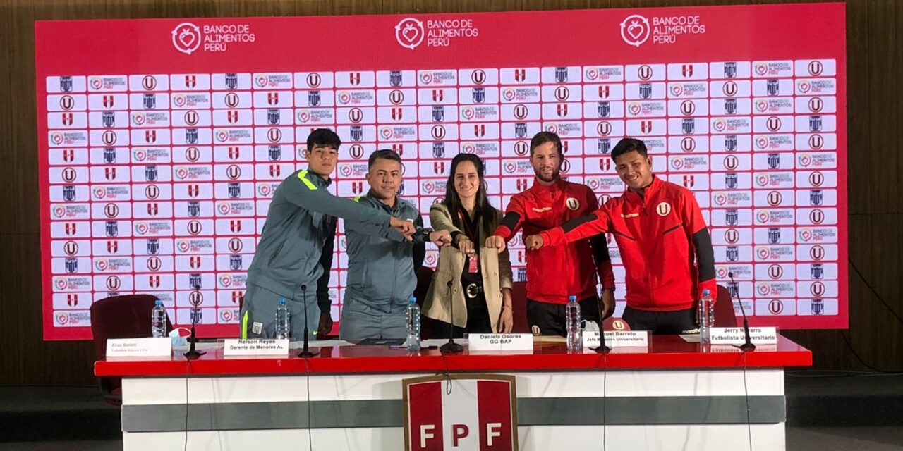 El Banco de Alimentos Perú: Universitario de Deportes y Alianza Lima se unen para luchar contra el hambre y alentar la vida sana