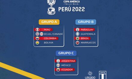 Perú conoció su grupo de la Copa América Talla Baja Perú 2022