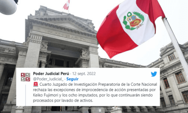 Keiko Fujimori seguirá procesada por lavado de activos