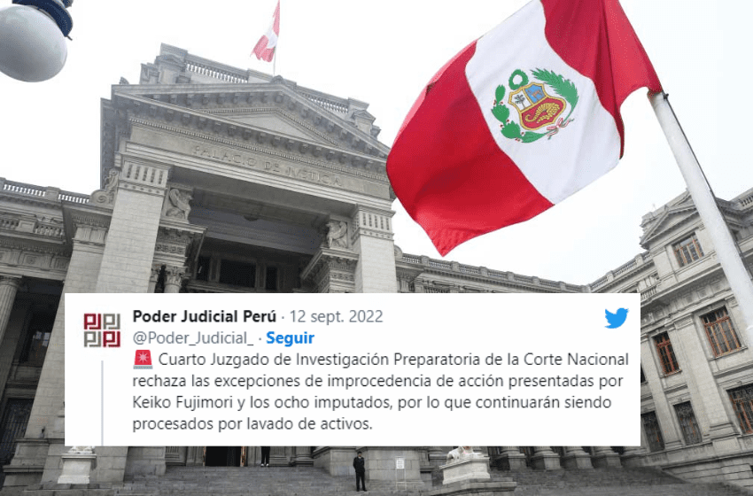 Keiko Fujimori seguirá procesada por lavado de activos