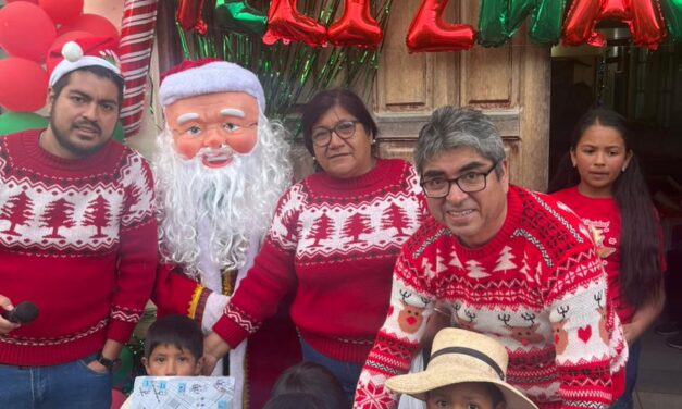 Gran chocolatada navideña congrega a más de 850 pobladores en el Puesto de Salud de Piobamba