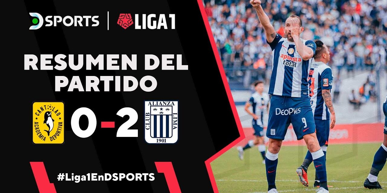 Alianza Lima se mantiene en la lucha por ganar el torneo clausuara al ganar 2-0 a la academia Cantolao.