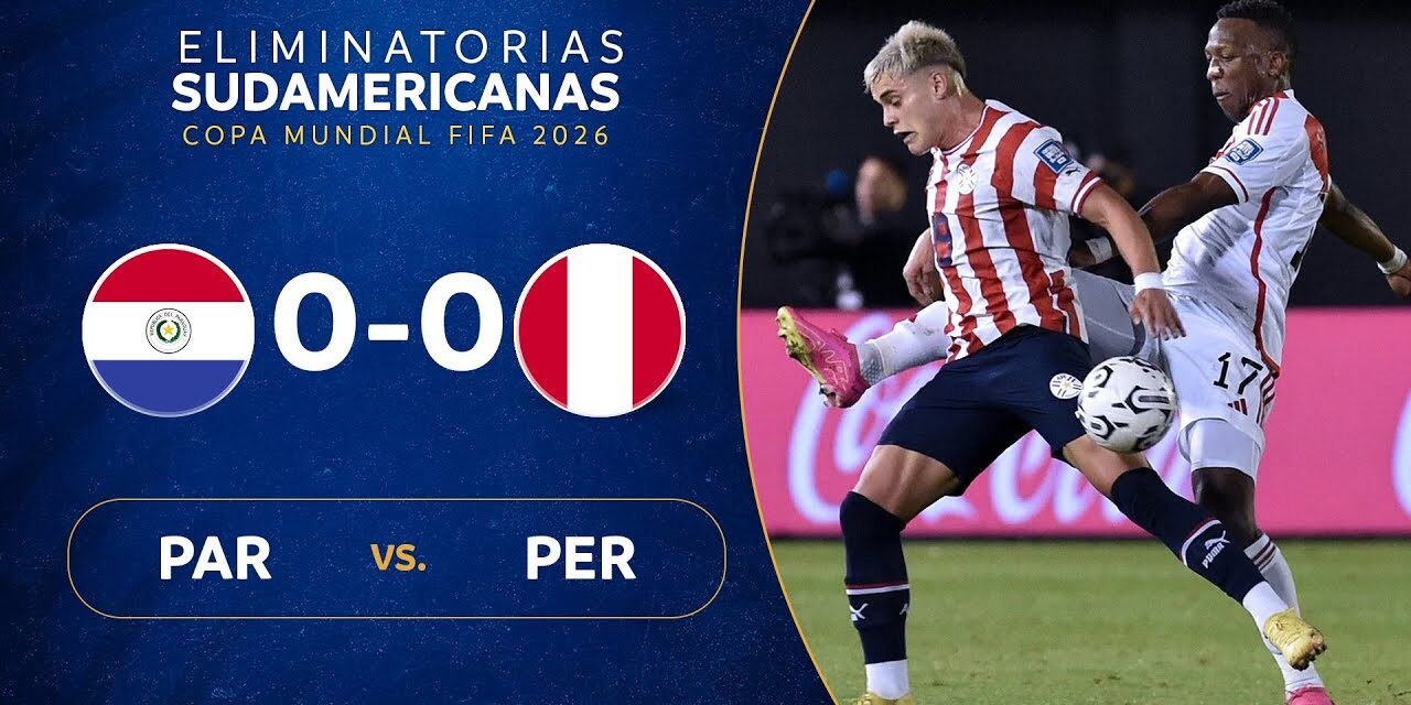 Con un Gallese monumental, y con un hombre menos Perú empata a cero con Paraguay.