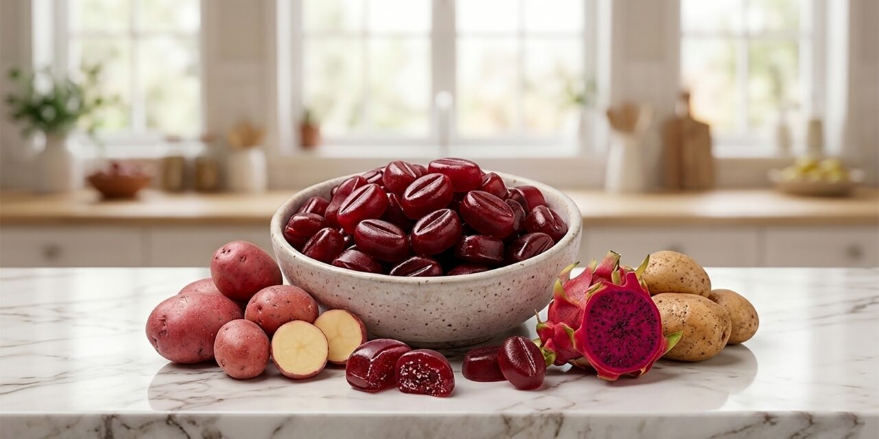 Desarrollan gomitas veganas con papa peruana y pitahaya