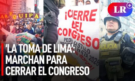 Marcha «Toma de Lima» se realiza este jueves 10 de noviembre