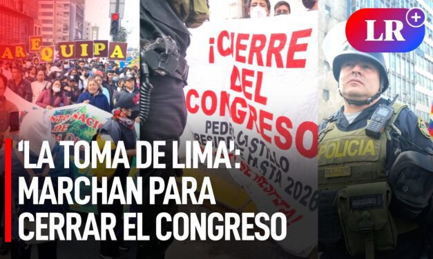 Marcha «Toma de Lima» se realiza este jueves 10 de noviembre