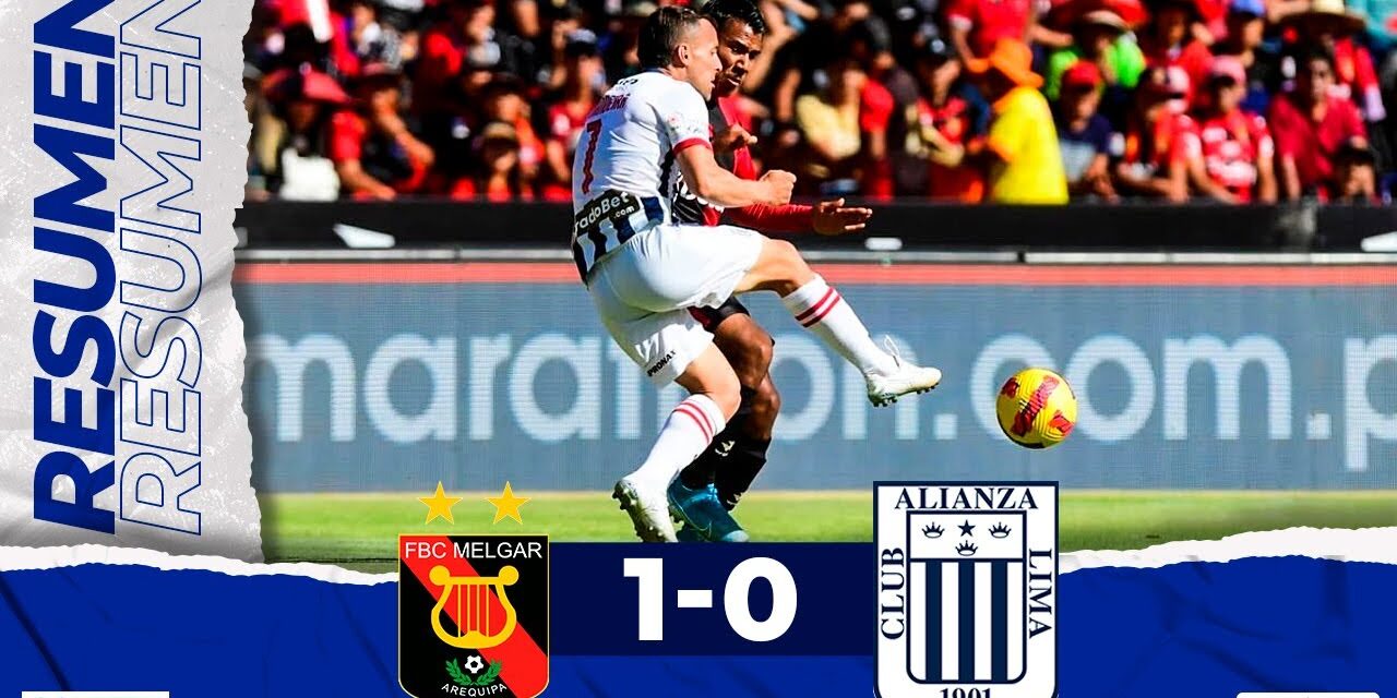Melgar golpea primero, ganó 1-0 a Alianza Lima en Arequipa y el sábado se define al campeón nacional en el Alejandro Villanueva