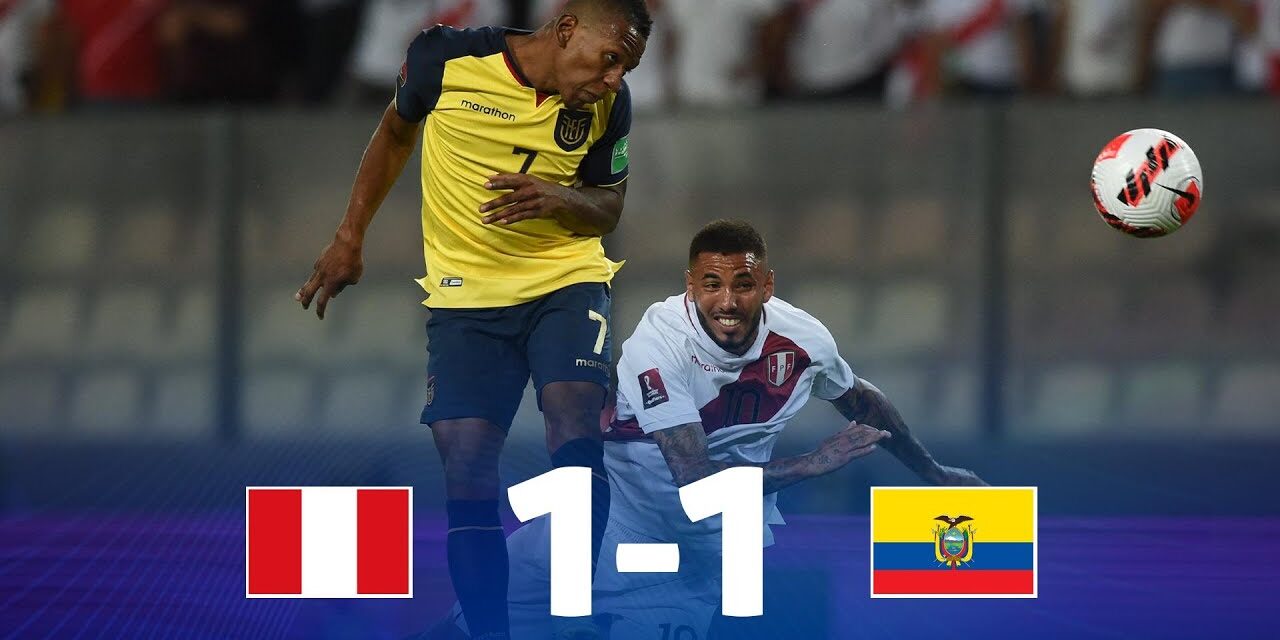 Perú 1 Ecuador 1: Si no lo puedes ganar no lo pierdas