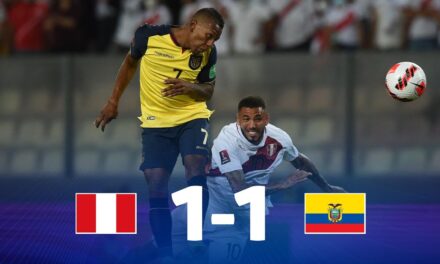 Perú 1 Ecuador 1: Si no lo puedes ganar no lo pierdas