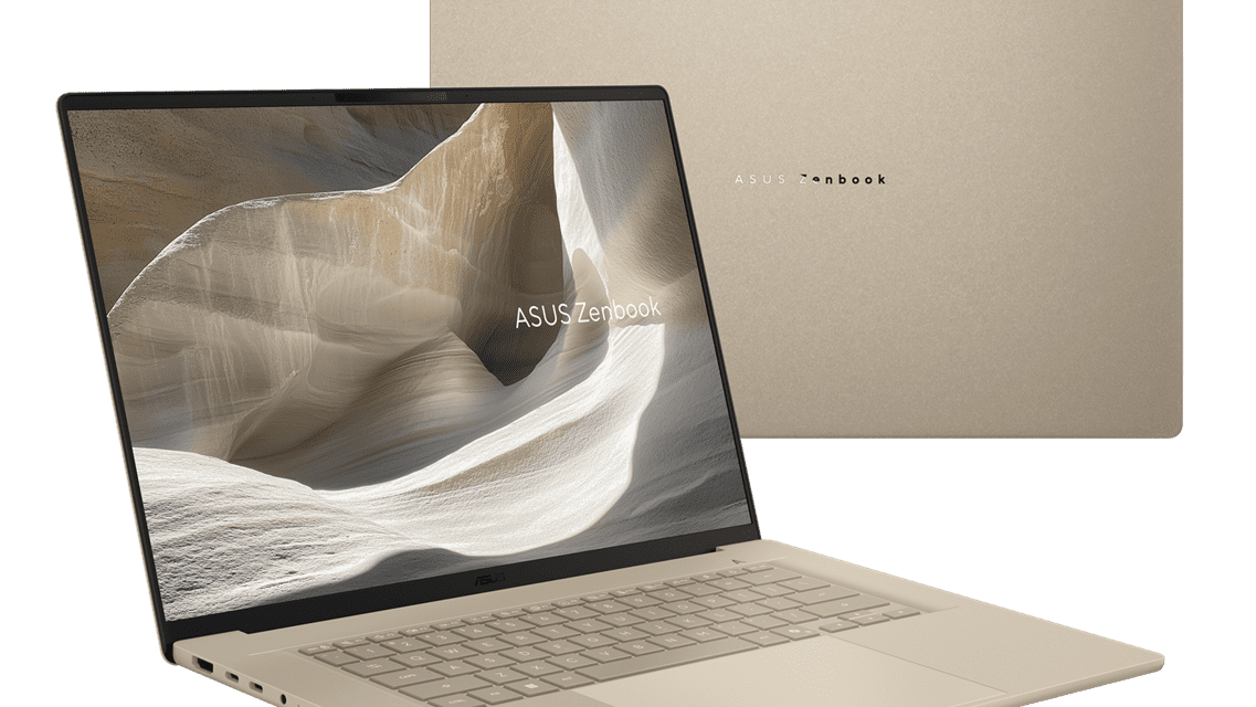 ASUS lanza la laptop más potente para IA, la Zenbook A16 de 1.2kg y más de 21 horas de batería