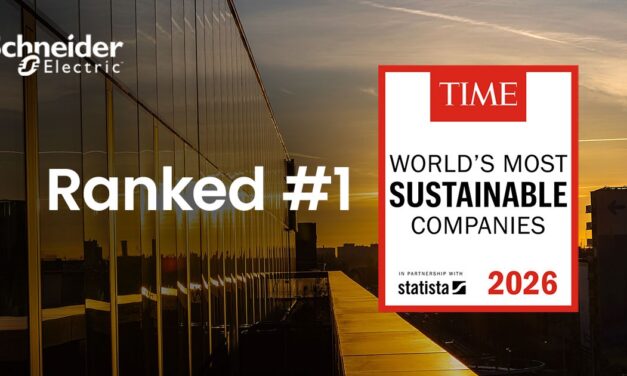Schneider Electric es reconocida por TIME Magazine y Statista como la empresa más sostenible del mundo por tercer año consecutivo