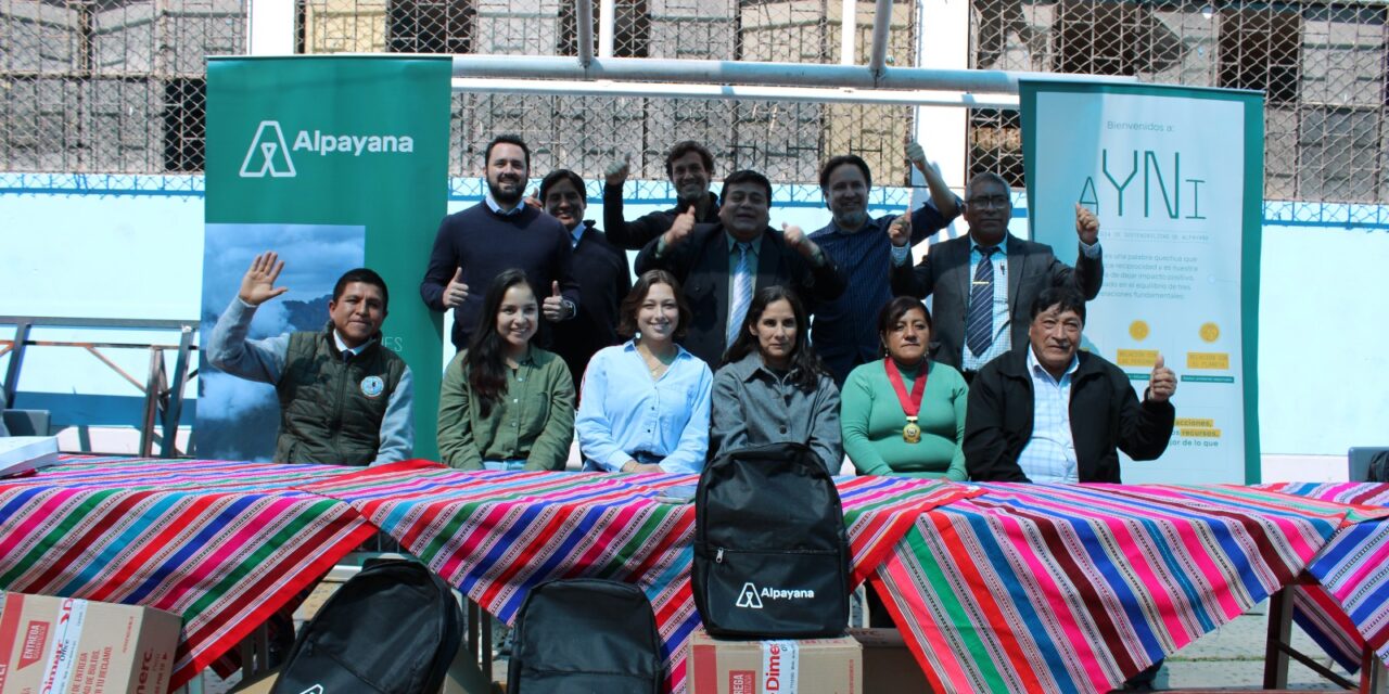 Alpayana lanza Escuelas de Altura: Un modelo educativo que transformará la educación en las comunidades mineras