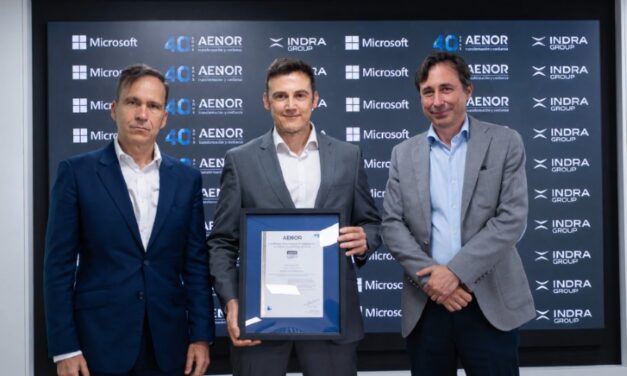 Indra group se convierte en la primera compañía española que obtiene la certificación de AENOR “tecnología de IA responsable basada en herramientas Microsoft”